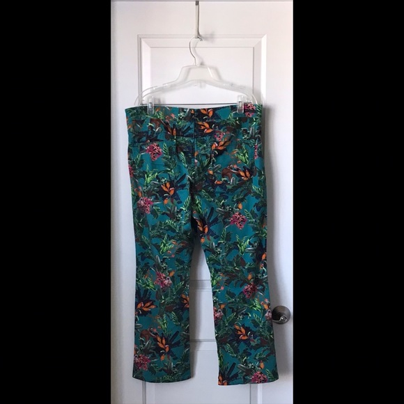 Pilcro Tropical Bootcut Jeans, 33 (blue motif) - Picture 8 of 10